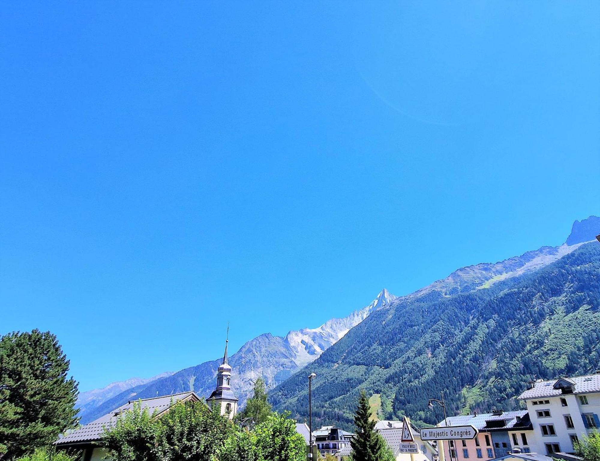 Le Majestic Superbe Appartement Centre Chamonix Oda fotoğraf